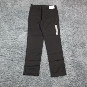 Uniqlo Slim Fit Chino Pants Mens 30x34 Black Straight Leg Stretch 31x29* NWT